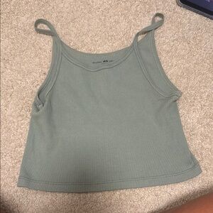 Brandy Melville Ribbed Tank Top - Olive